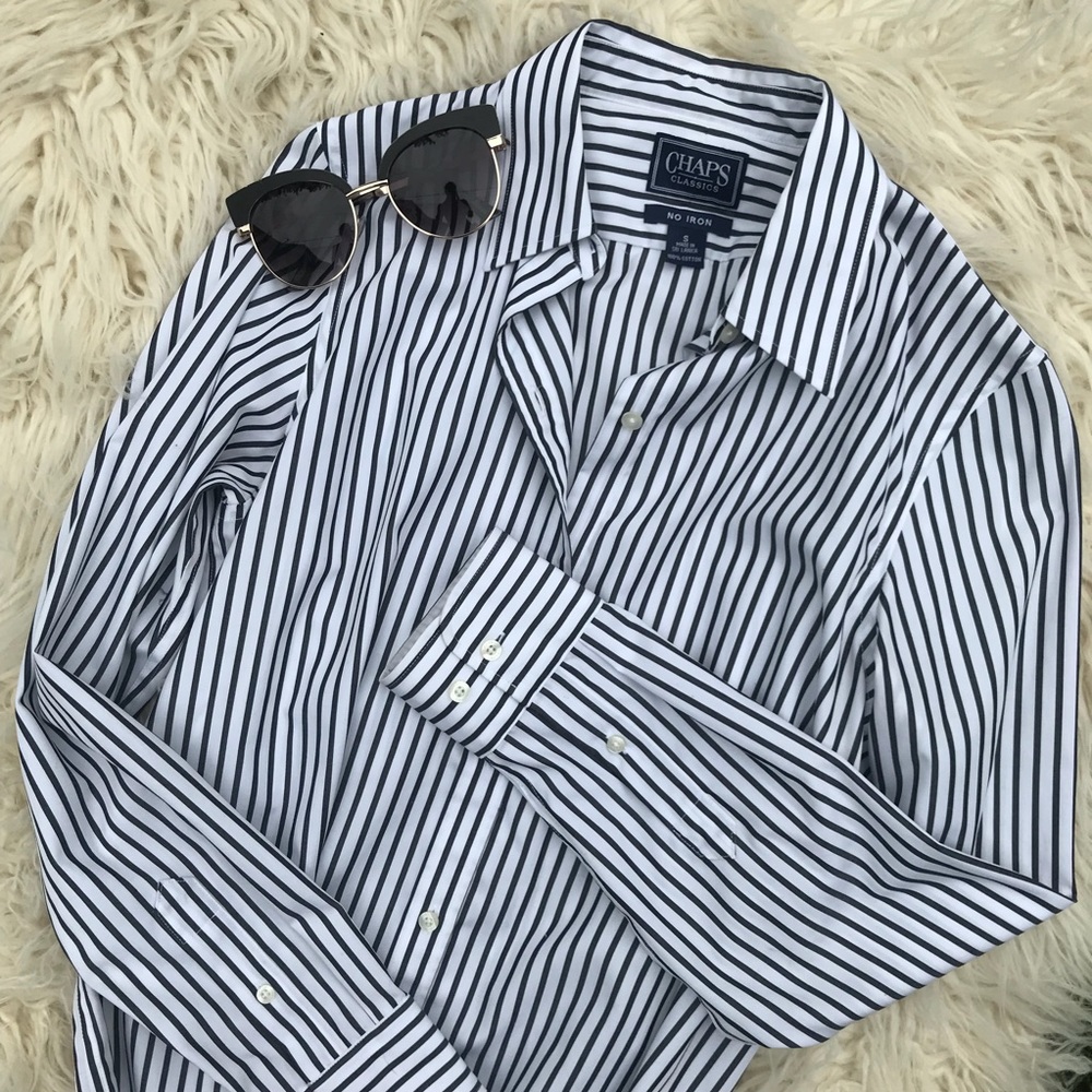 Chaps No Iron Button Up